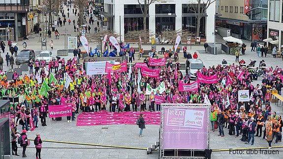 Einkommensrunde bei Bund und Kommunen 2023: Demo in Fulda